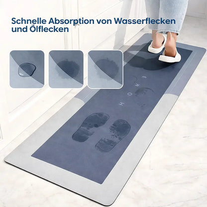 Super saugfähige, rutschfeste Bodenmatte