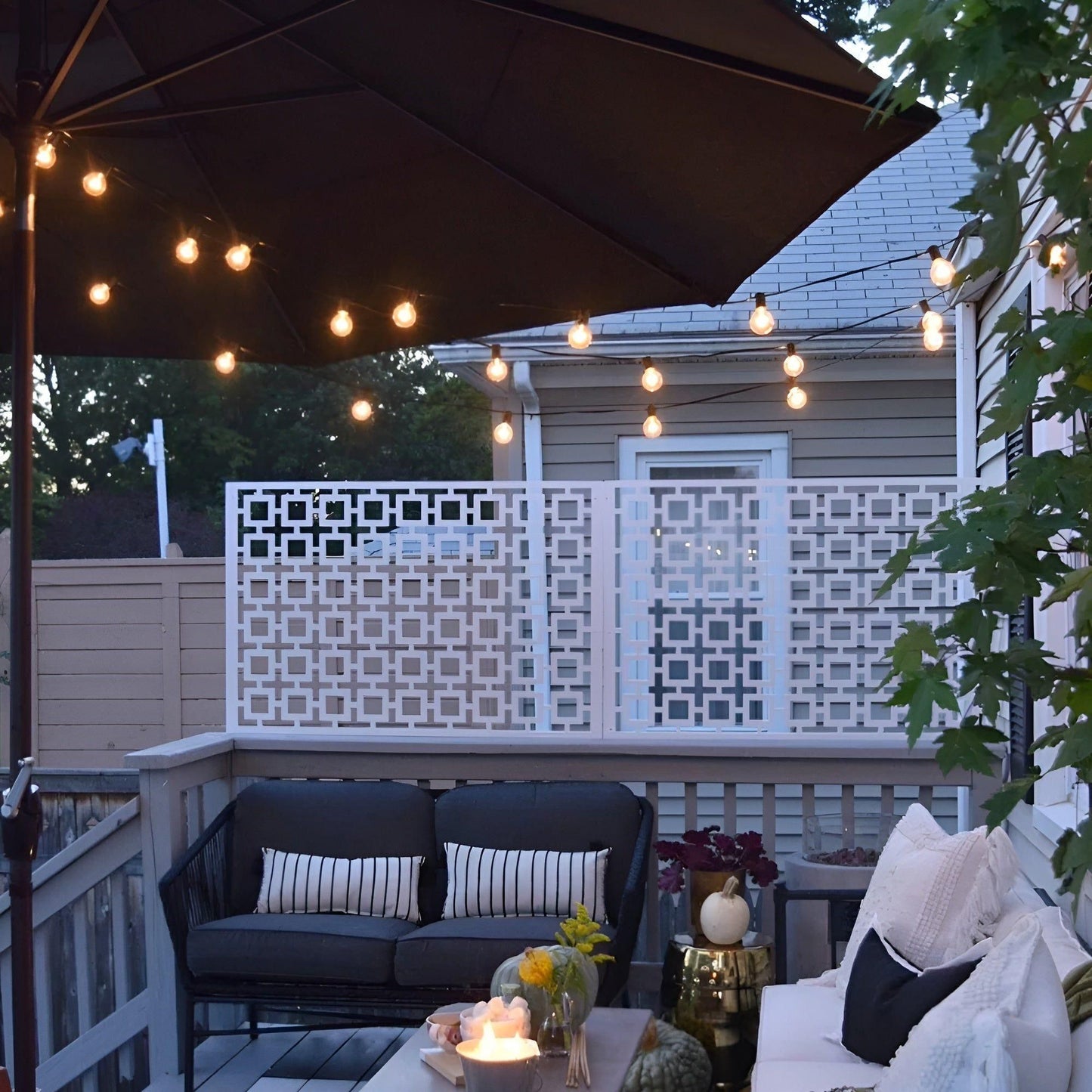 LED-Lichterkette Outdoor mit warmweißem Licht