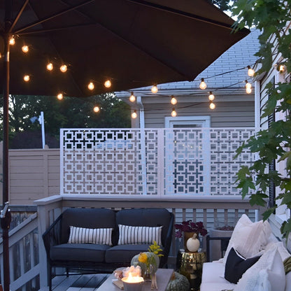 LED-Lichterkette Outdoor mit warmweißem Licht