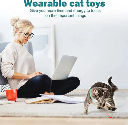 Automatisches Laser-Spielhalsband für Katzen – Aktiv Auch Ohne Aufsicht