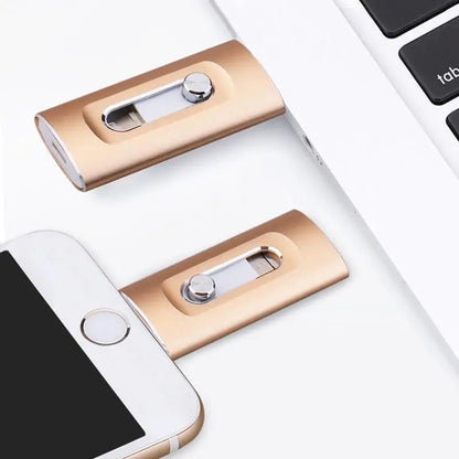 3-in-1 USB-Stick — Mehr Speicher für iPhone, Android & PC