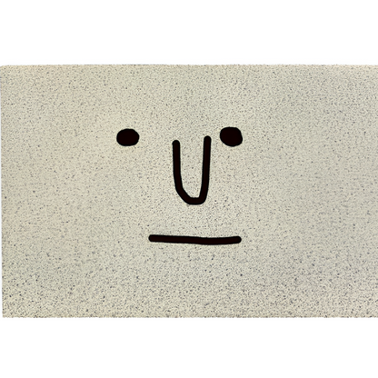 Smiley-Fußmatte – Rutschfestes PVC mit Schnelltrocknender Oberfläche