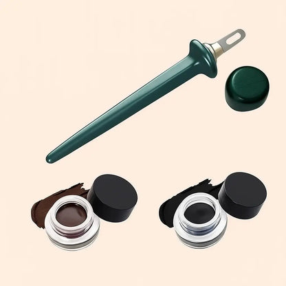 Eyeliner-Set mit ergonomischem Tool & wasserfestem Gel