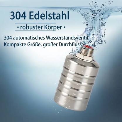 Automatisches Schwimmerventil – Edelstahl, ohne Strom
