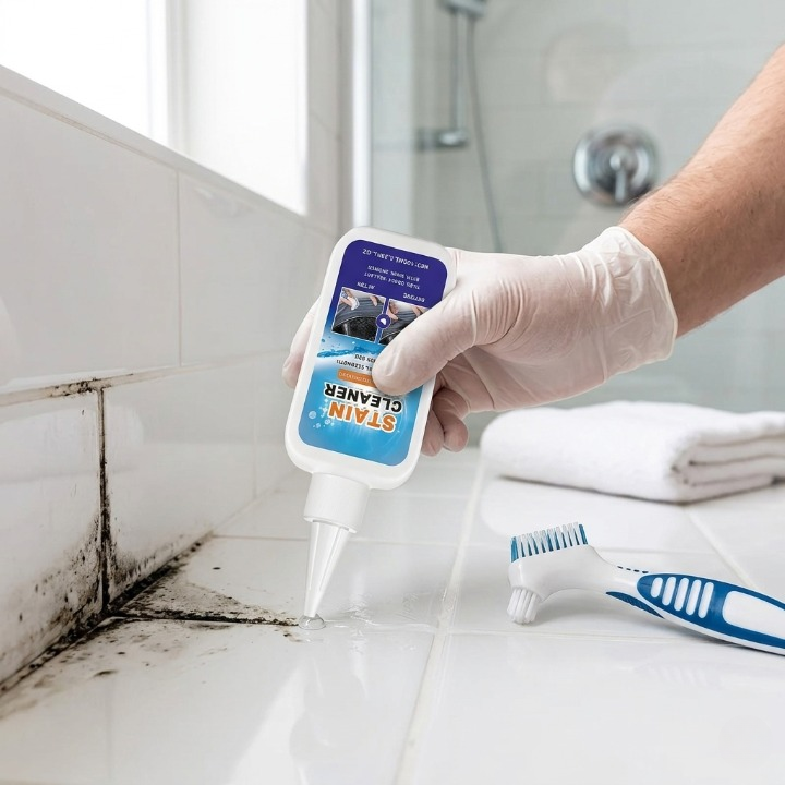 Schimmelentferner-Gel mit Bürste — Kein Schrubben, Tiefenwirkung, 100 ml