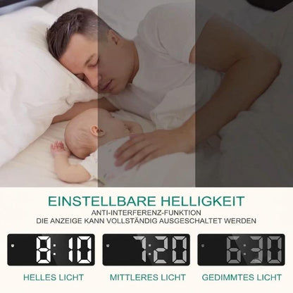 Digitaler Wecker mit Überwachungskamera 2K HD