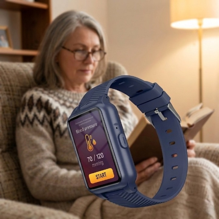 Senioren-Smartwatch mit Sturzerkennung & SOS-Anruf – 4G, GPS & IP67