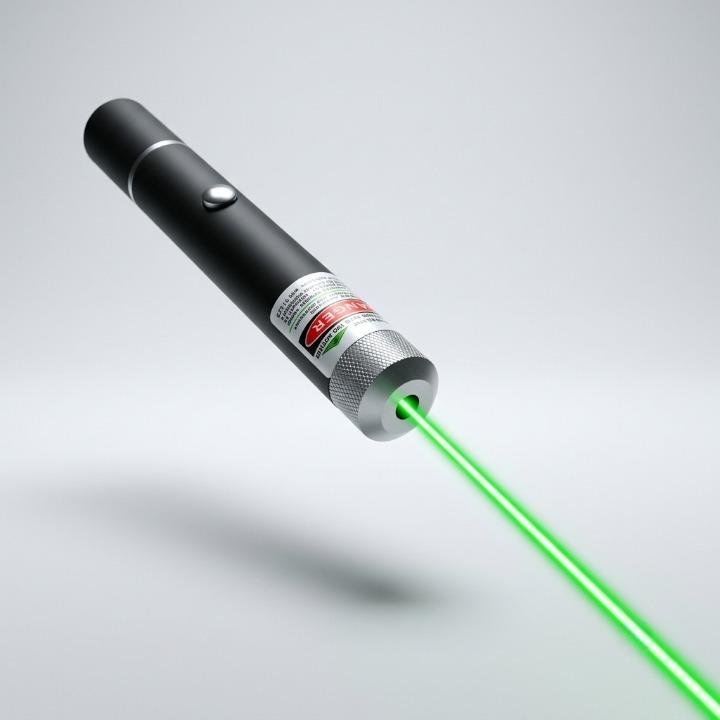 Laserpointer mit einstellbarer Leistung – Rot, Grün oder Lila