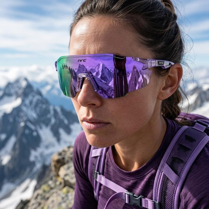Sportsonnenbrille mit polarisierten Gläsern – UV400-Schutz