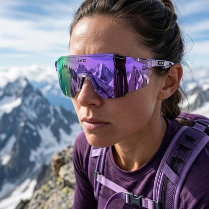 Sportsonnenbrille mit polarisierten Gläsern – UV400-Schutz