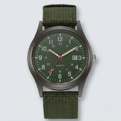 Militäruhr mit Nylonarmband – Wasserfest, Schlagfest & Leuchtzeiger