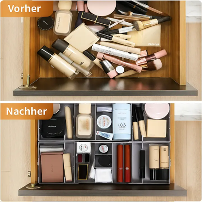 Intelligenter 3-stöckiger Schubladen-Organizer – Erweiterbar & Platzsparend für Standard-Schubladen