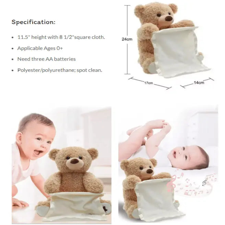 BuddyBear – Der Peek-a-Boo Teddybär, der Ihr Baby jedes Mal zum Lachen bringt