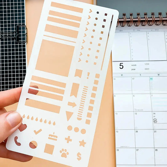 Präzisions-Schablonen Set – Klare Linien für Ihren Planer