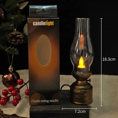 LED-Laterne — warme Atmosphäre ohne Feuergefahr