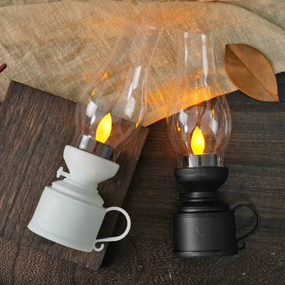 LED-Laterne — warme Atmosphäre ohne Feuergefahr