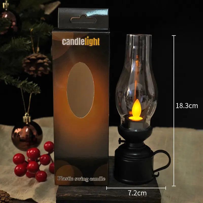 LED-Laterne — warme Atmosphäre ohne Feuergefahr