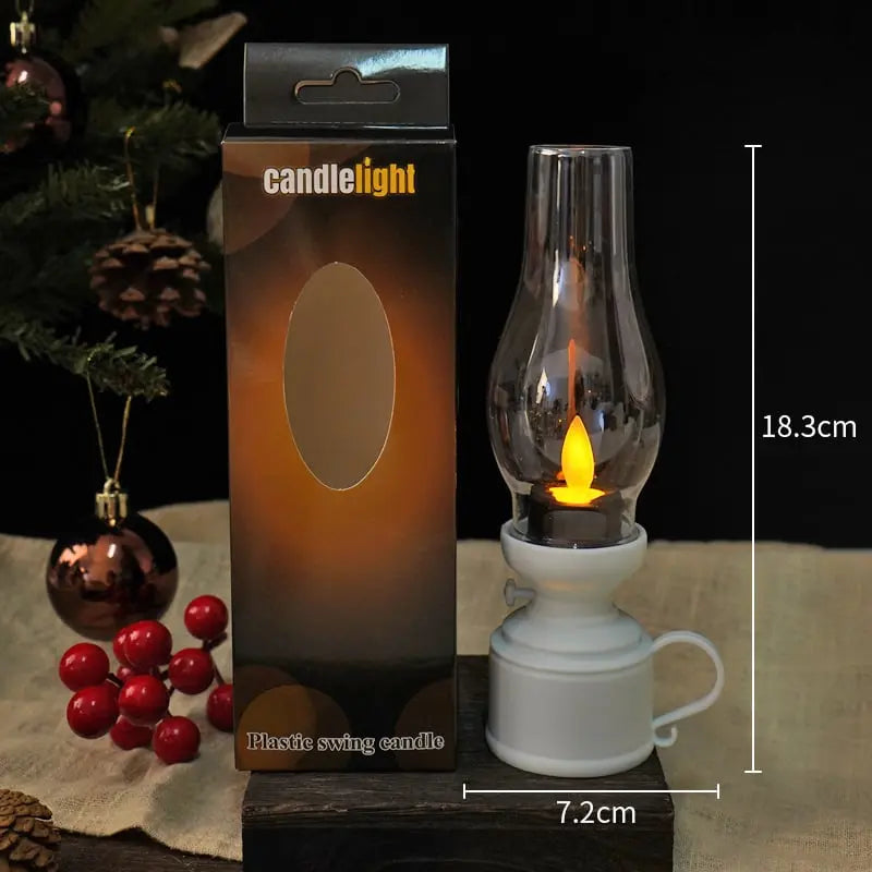 LED-Laterne — warme Atmosphäre ohne Feuergefahr