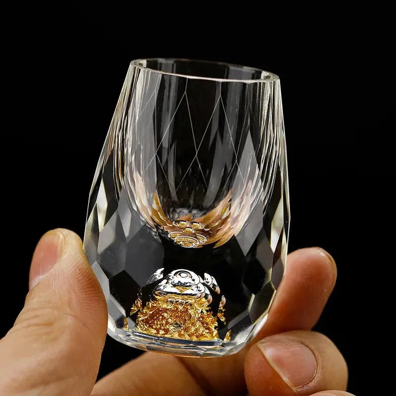 Kristall-Schnapsgläser mit elegantem Schliff – Set mit 6 Gläsern