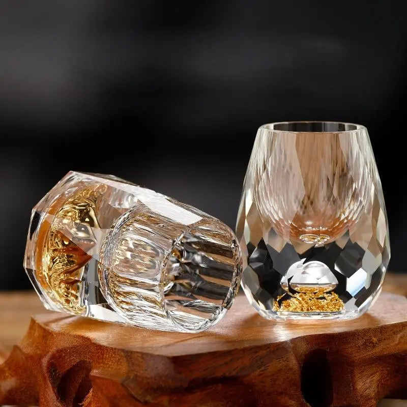 Kristall-Schnapsgläser mit elegantem Schliff – Set mit 6 Gläsern