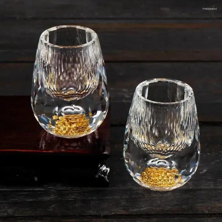 Kristall-Schnapsgläser mit elegantem Schliff – Set mit 6 Gläsern