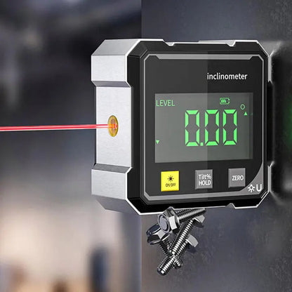 Digitaler Neigungsmesser mit Laser – perfekt ausrichten ohne Nachmessen