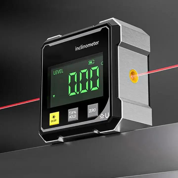 Digitaler Neigungsmesser mit Laser – perfekt ausrichten ohne Nachmessen