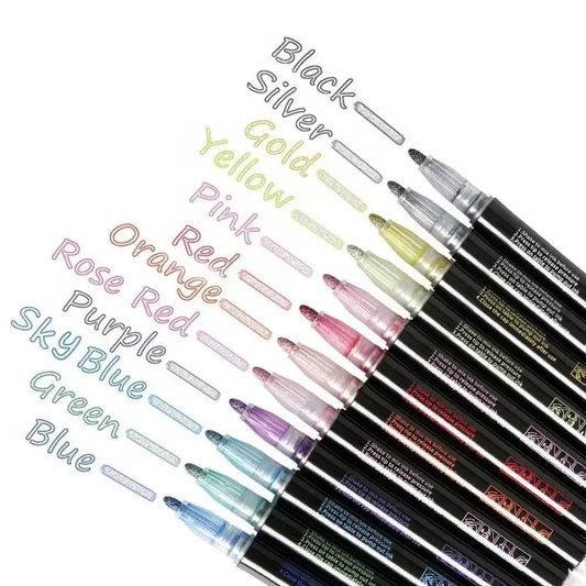 Metallic-Marker Set – Kreative Effekte auf jedem Untergrund