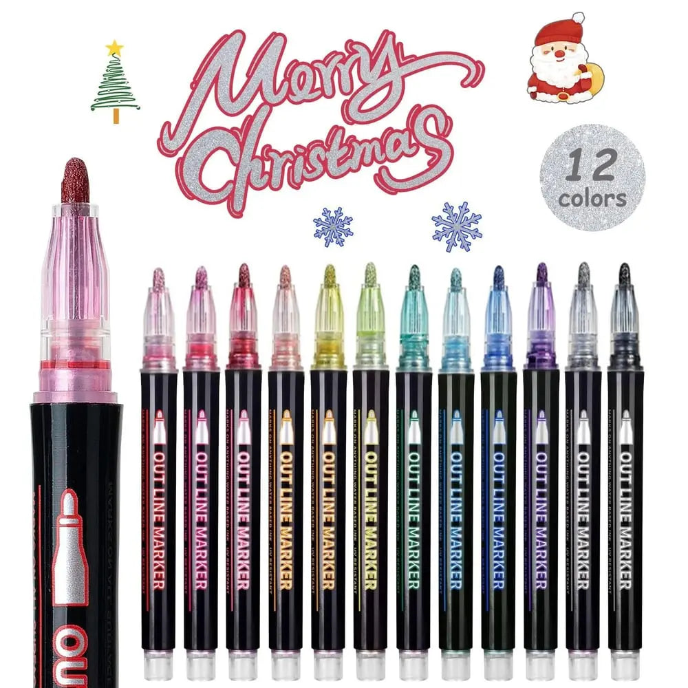 Metallic-Marker Set – Kreative Effekte auf jedem Untergrund