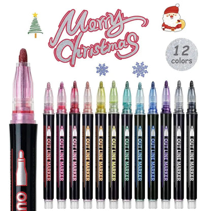 Metallic-Marker Set – Kreative Effekte auf jedem Untergrund