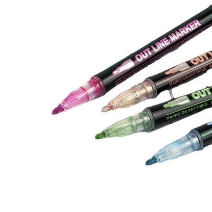 Metallic-Marker Set – Kreative Effekte auf jedem Untergrund