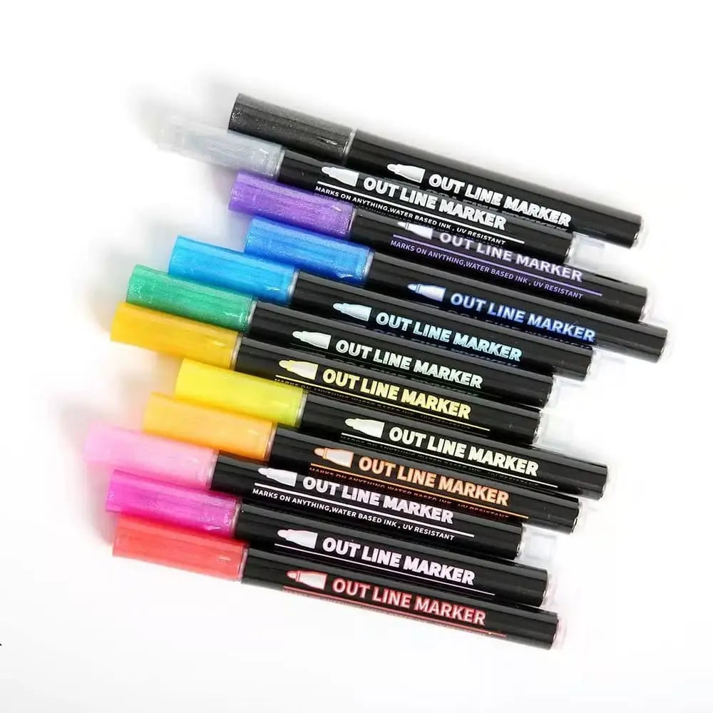 Metallic-Marker Set – Kreative Effekte auf jedem Untergrund