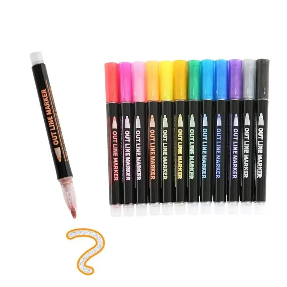 Metallic-Marker Set – Kreative Effekte auf jedem Untergrund