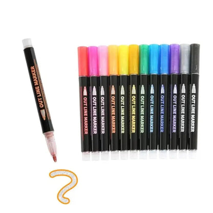 Metallic-Marker Set – Kreative Effekte auf jedem Untergrund
