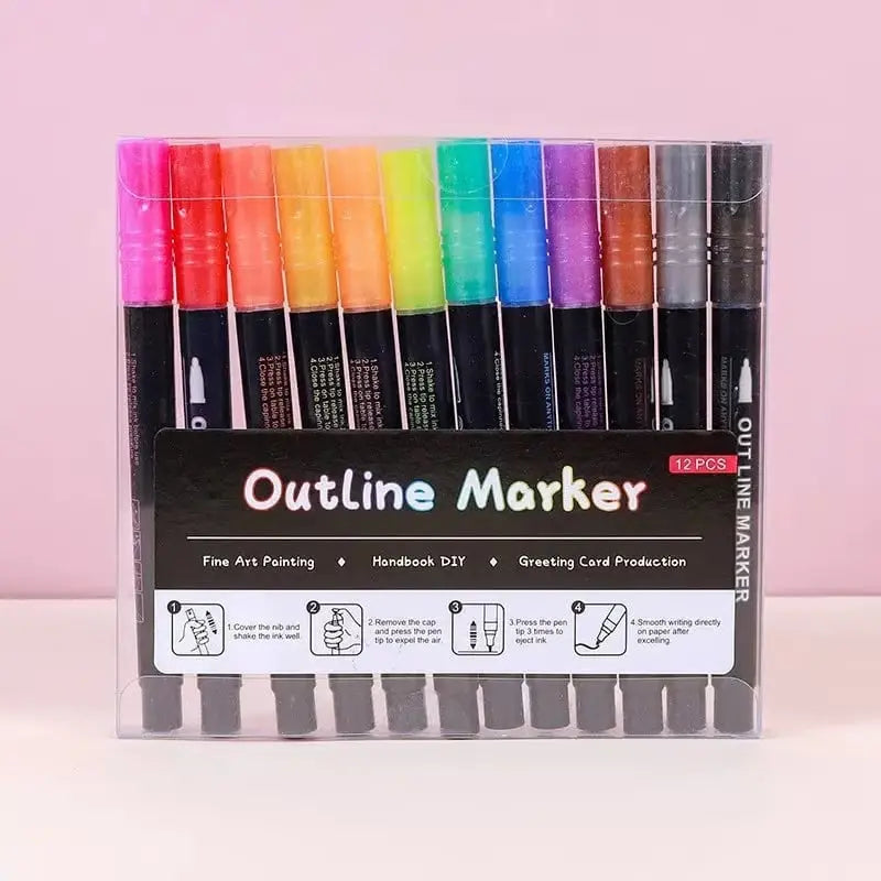 Metallic-Marker Set – Kreative Effekte auf jedem Untergrund