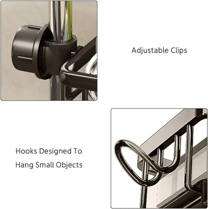 Organizer für Küchenarmaturen – Aluminiumdesign gegen Rost & für mehr Ordnung
