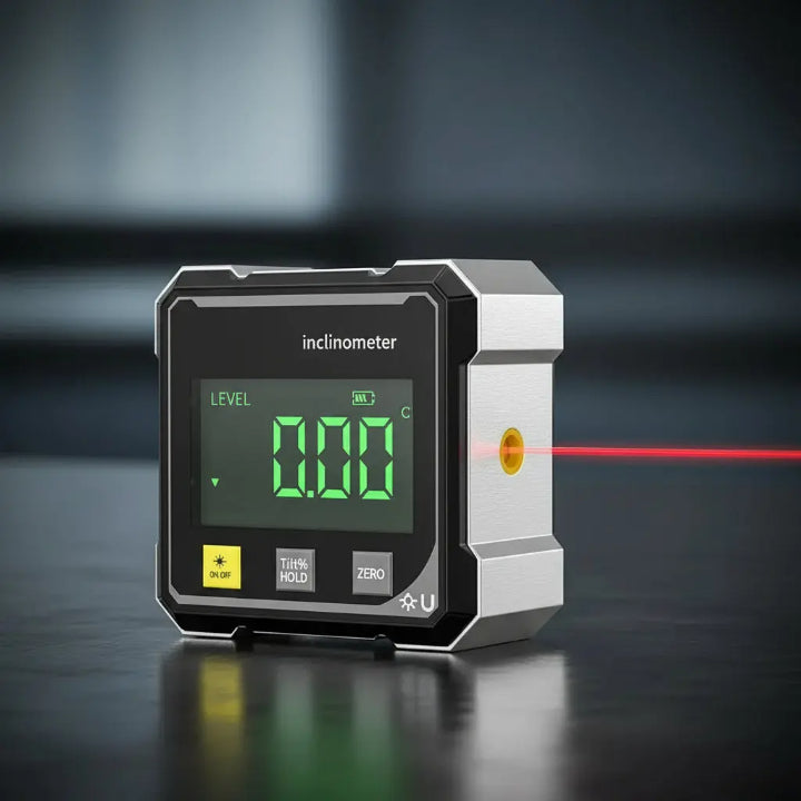 Digitaler Neigungsmesser mit Laser – perfekt ausrichten ohne Nachmessen