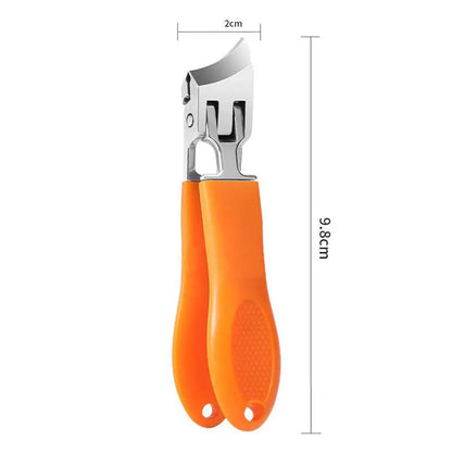 Nagelknipser mit breitem Griff & Spritzschutz – Für dicke Nägel ohne Mühe