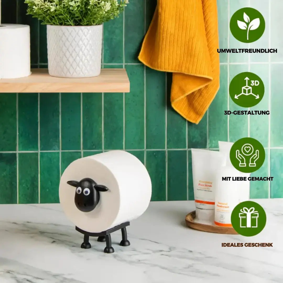 Schaf-Toilettenpapierhalter – Praktisch & charmant für das Badezimmer