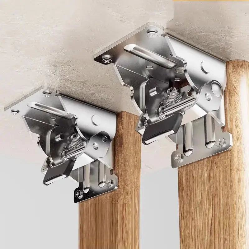 Klapphalter 90° Auto-Lock – 2er-Set, bis 225 kg, Montage in 5 Minuten