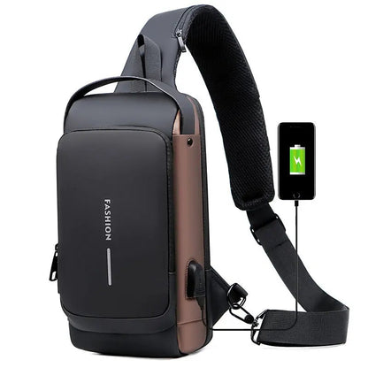 Sicherheits-Rucksack – Schnittfest & mit USB-Ladeanschluss