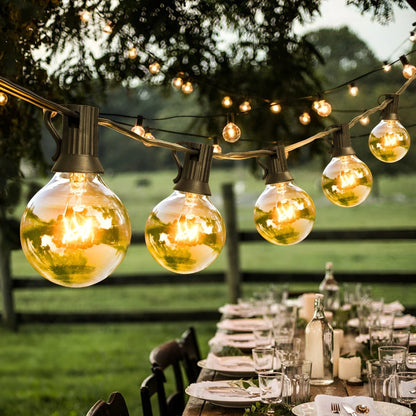 LED-Lichterkette Outdoor mit warmweißem Licht