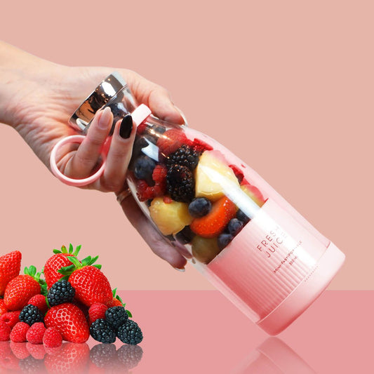 Tragbare Mixer-Flasche 420 ml – frische Smoothies in Sekunden, kabellos