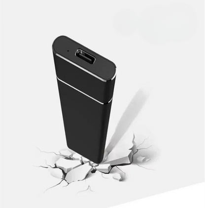 8TB Externe SSD — USB 3.1 Typ-C, Plug & Play, Aluminium