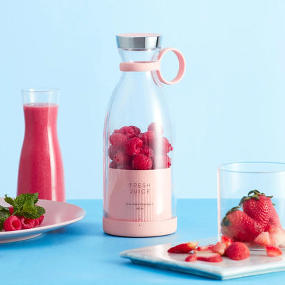 Tragbare Mixer-Flasche 420 ml – frische Smoothies in Sekunden, kabellos