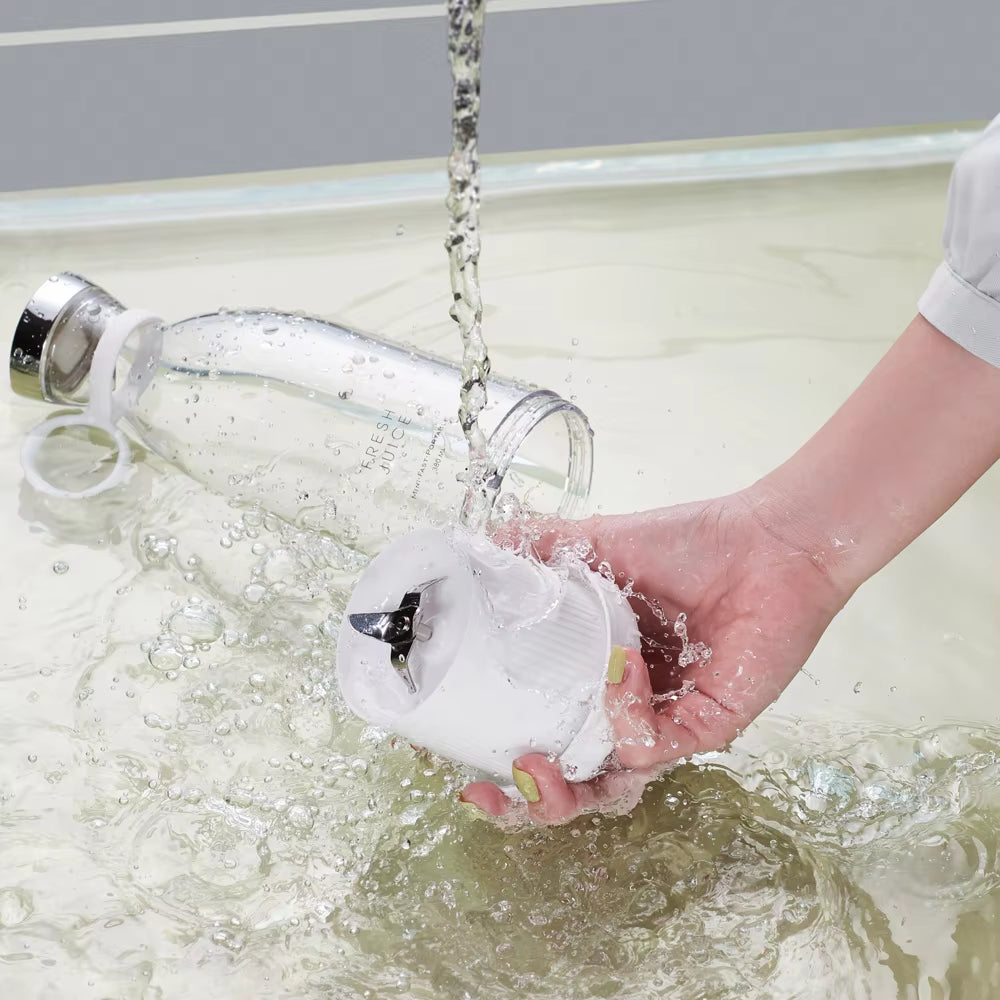 Tragbare Mixer-Flasche 420 ml – frische Smoothies in Sekunden, kabellos