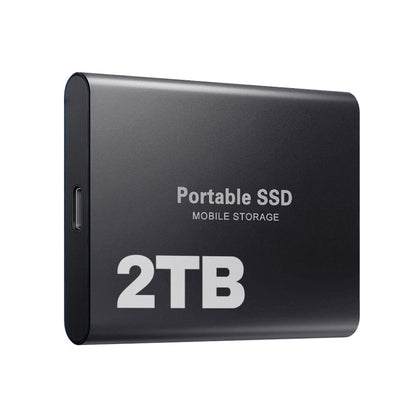 External Hard Drive Portable SSD USB C Mobile Storage 2TB