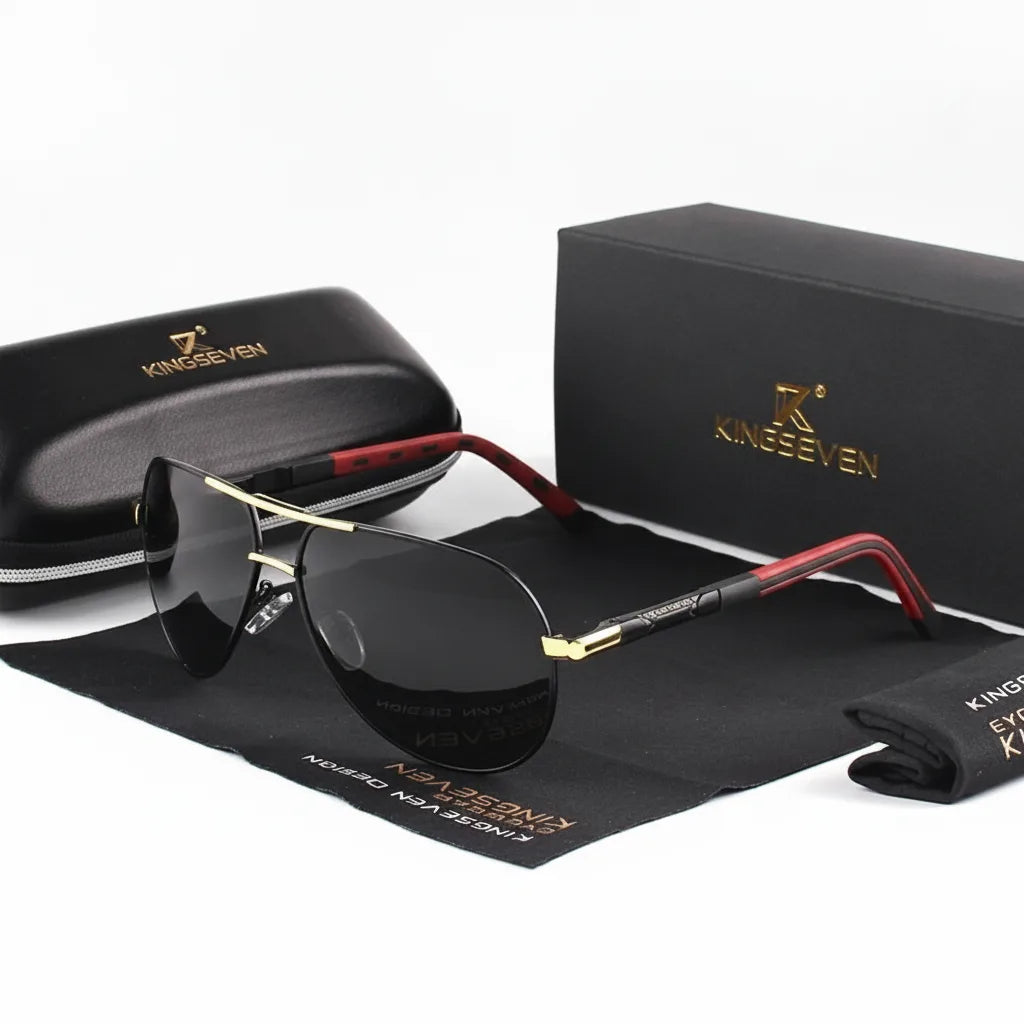 Herren Sonnenbrille Vintage Polarisiert mit UV400 Schutz