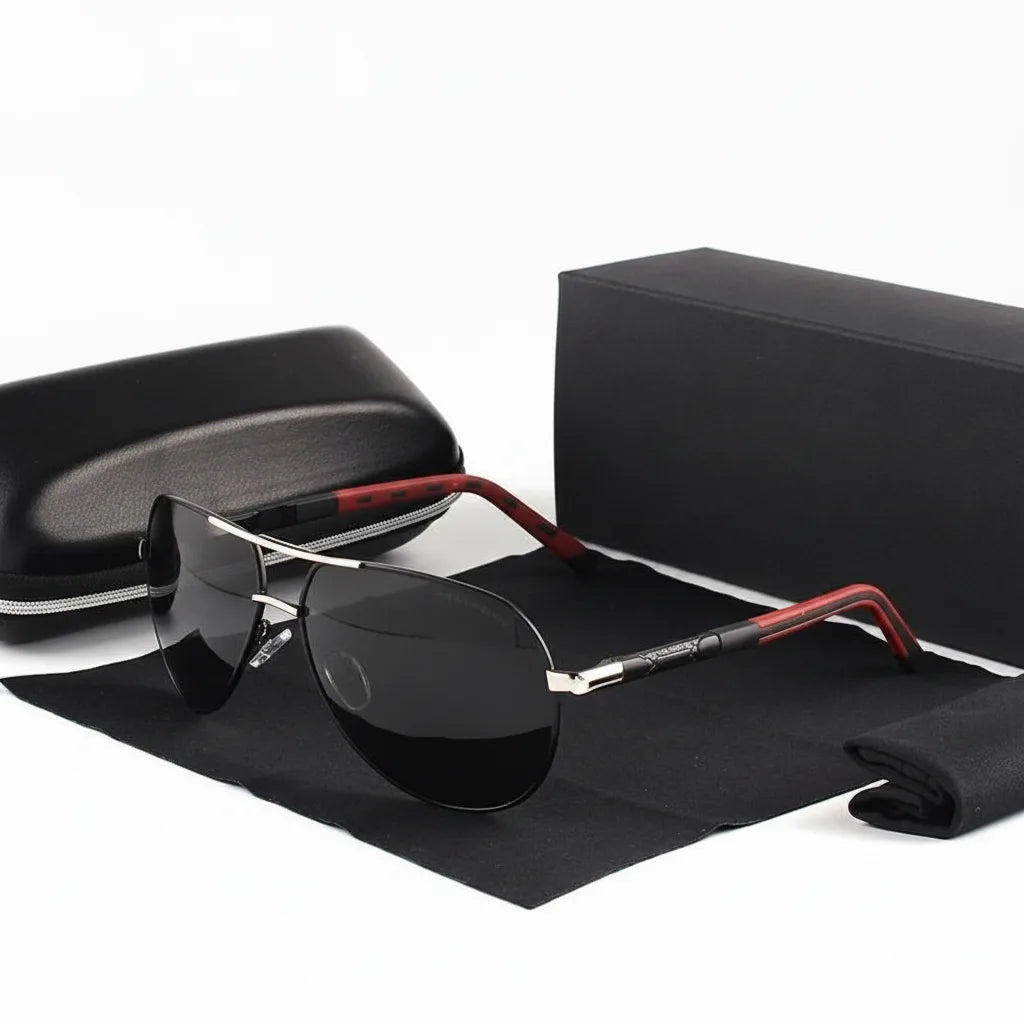 Herren Sonnenbrille Vintage Polarisiert mit UV400 Schutz