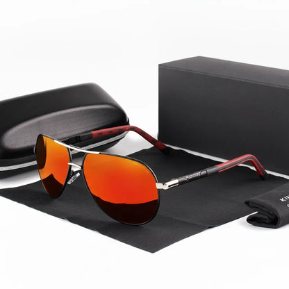 Herren Sonnenbrille Vintage Polarisiert mit UV400 Schutz